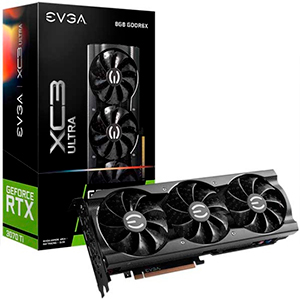 Видеокарта EVGA GeForce RTX 3070 ti XC3 ULTRA GAMING 8GB 08G-P5-3785-KL