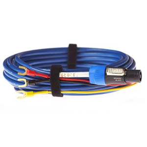 Сабвуферный высокоуровневый кабель REL Bassline Blue 3.0 m