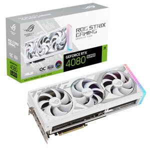 Видеокарта ASUS GeForce RTX 4080 SUPER ROG Strix White (ROG-STRIX-RTX4080S-O16G-WHITE)