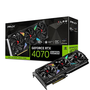 Видеокарта PNY GeForce RTX 4070 SUPER 12GB XLR8 Gaming VERTO VCG4070S12TFXXPB1-O