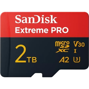 Карта памяти SanDisk Extreme Pro UHS-I 2TB + SD адаптер SDSQXCD-2T00-GN6MA