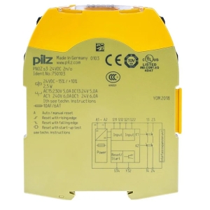 Реле безопасности Pilz PNOZ S3 24VDC 2N/O 750103