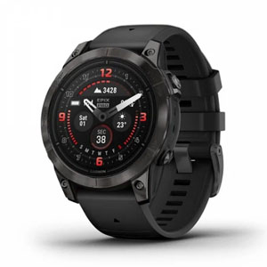 Часы Garmin Epix PRO Gen 2 Standard Edition 47 мм серый, черный ремешок